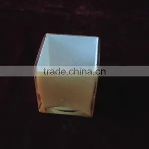 Clear Square Glass Vases thumbnail-1