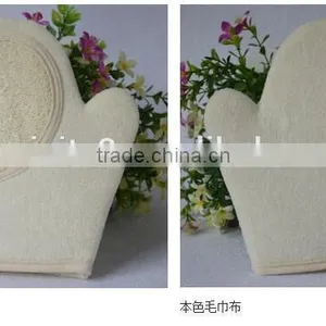Cy297 Naturals Exfoliating Deep Cleansing Double-sided Loofah Pads Glove Luffa Fibres Sponge Scrubber Brush For Shower thumbnail-4