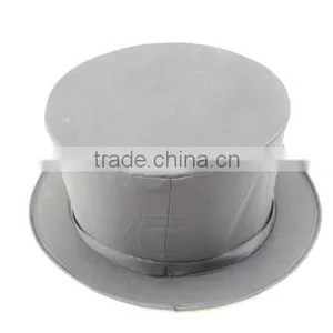 Fashion Party Black Magician Hat Foldable Top Cap thumbnail-2