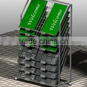 Multi-Shelf Slanted Floor Display thumbnail-1