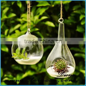 Clear Hanging Hanging 4 Inch Round Ball Air Plant Terrarium Globe thumbnail-1