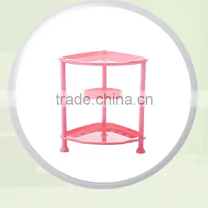 Three Layers Trilateral Plastic Shelf thumbnail-1