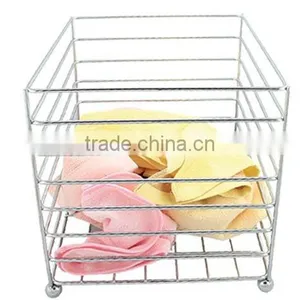 Hotel Towel Basket , Hotel Accessories, Stainless Steel Towel Basket,dirty Towel Basket YZ4123C thumbnail-1