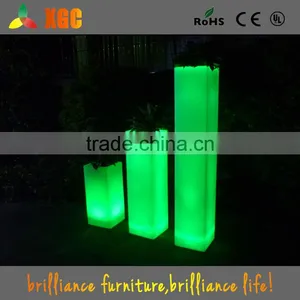 Flashing Plastic PE RGB Color Changing Led Pillar/Led Pillar Light/Wedding Flowers Pillars thumbnail-5