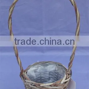 Cheap Willow Garden Basket With Long Hand thumbnail-1