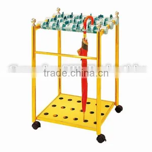 Hotel Amenities Removable Metal Circular Tube Umbrella Stand J15, Hotel Supplies&Maufacturing Umbrella Display Rack thumbnail-1