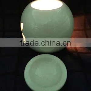Factory Direct Ceramic Tea Light Oil Burner With Aromatherapy Function thumbnail-6