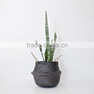 Natural Belly Seagrass Basket / Planter for Home Decoration thumbnail-4