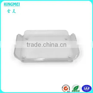 Square White Acrylic Serving Tray Perspex Hotel Tray for Sale thumbnail-2