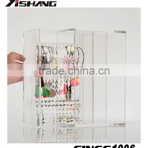 Custom Pegboard Turnable Acrylic Display Racks For Earring thumbnail-4