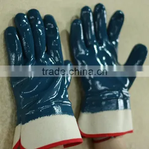 NMSAFETY High Quality Cut 2 Blue Nitrile Oil Industrial Work Glove thumbnail-1