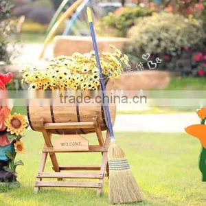 Stainless Steel Handle Millet Broom thumbnail-2