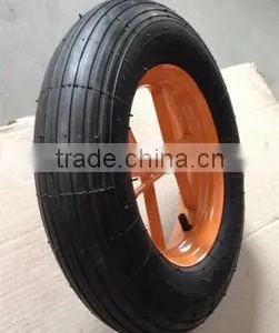 For Wheelbarrow Hot Sale 3.50-8 Pneumatic Rubber Wheel thumbnail-2