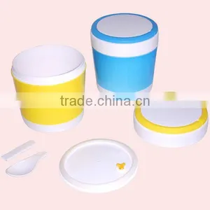 Plastic Keep Food Warm Lunch Box With Double Handle thumbnail-3