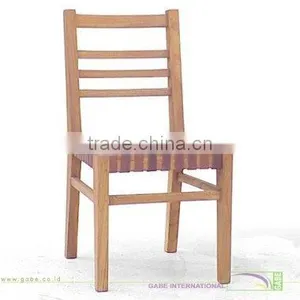 AUSTIN DINING CHAIR WITH LEATHER SEAT thumbnail-1