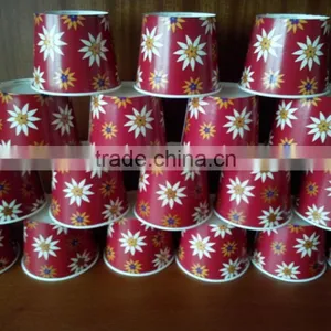 12 cm Flower Paper Bowl thumbnail-2