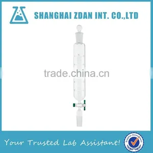 250ml Graduated Cylindrical Separatory Funnel, PTFE Stopcock, Lab Glassware thumbnail-1