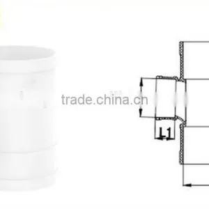 Reducing Tee GB StandardTY Factory Price Manufacturer Good Quality Fitting UPVC Rubber Joint Plastic Fitting for Drainage thumbnail-1