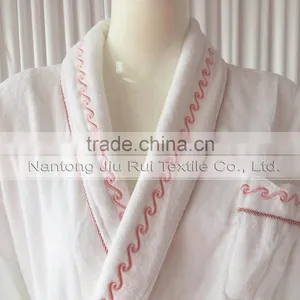 Women Men Bathrobe Winter Robe Loose Long Sleeves Coral Fleece Bathrobes Spa Shawl Unisex Pajama Nightdress Sleep Dress thumbnail-1