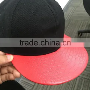 Custom Made Snapback Caps Baseball Hat With Logo Embroidery Leather Patch thumbnail-1