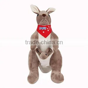 Customized Handmade High Quality Cute Blue Kangaroo Plush Toy thumbnail-4