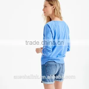 High Quality Lady Wholesale Crewneck Sweatshirt Manufacturer thumbnail-2