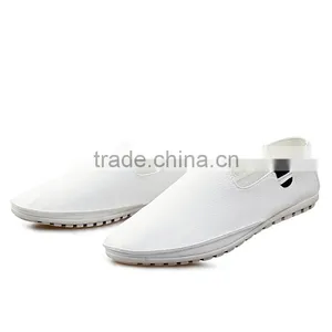 Microfiber Leather New Model Style Fashion Casual Peas Shoes for Men Have Sample, Men Leather Casual Shoes Price Cheap thumbnail-3