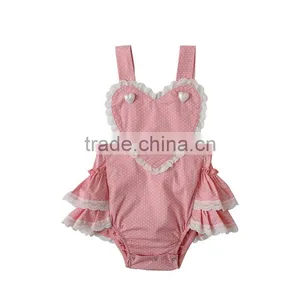 Wholesale Fashion Newborn Baby Clothes Girls Boutique Clothing 2017 Baby Romper thumbnail-2