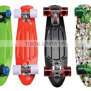 HFCW05 Wholesale New Product Fish Skateboard PP Plastic Four Wheel Skateboard thumbnail-5