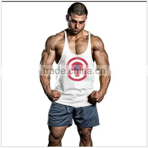Gym Stringer Tank Top Men Bodybuilding Clothing and Fitness Mens Sleeveless Shirt Sports Vests Cotton Singlets Muscle Tops thumbnail-3