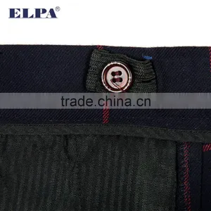 ELPA NXB0073 Designer 3 Piece Fancy Tailor Made Navy Check Party Suits for Boys thumbnail-3