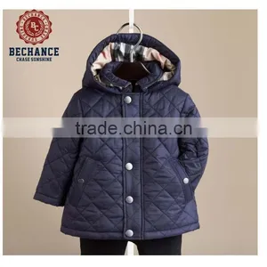 Kid Diamond Quilted Hoodie Wear AD2204 thumbnail-1