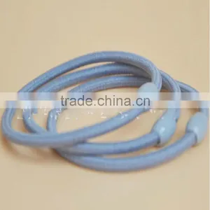 Girls Rubber Elastic Hair Ties Ponytail With Beads thumbnail-4