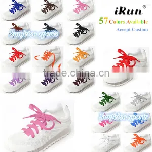 Fat Bootlaces Shoe Laces For Trainers Sneakers Colours~Flat Sports Shoelaces~NO MOQ~57 Colors Available~Accept Custom thumbnail-2