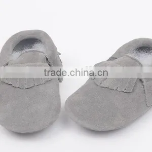 High Quality Suede Leather Moccains for Baby, Prewalk Leather Moccains thumbnail-4