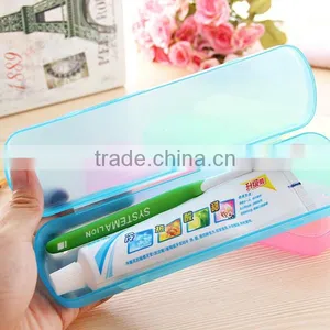Hot Sale Modern Design Portable Candy Colors Hygienic Travel Camping Toothpaste Toothbrush Holder Protect Case Storage Bo thumbnail-2