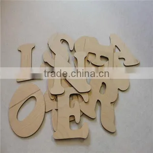 Wholesale Unfinished Wooden Alphabet Letter Educational Toys for Craft Gift and Decoration thumbnail-1