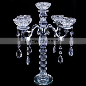 Table Decoration for Wedding Glass Candleholder thumbnail-1