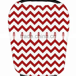 Organic Cotton Breathable Nursing Scarf Cover Up for Breastfeeding and Baby Car Seat Cover thumbnail-2