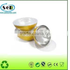Round Stainless Steel Thermal Lunch Box Vacuum Lunch Box thumbnail-3