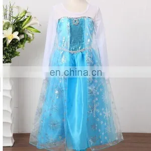Summer Frozen Elsa Dress Elsa Dress Cosplay Costume in Frozen Custom Made Elsa Dress Cosplay Costume for Party FC2025 thumbnail-1