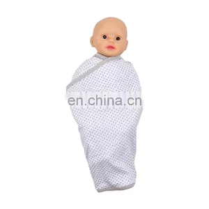 Assorted Color Baby Muslin Swaddle Wrap Cartoon Newborns Blankets thumbnail-6