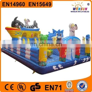 New Giant Used Inflatable Kids Outdoor Playground Items thumbnail-4