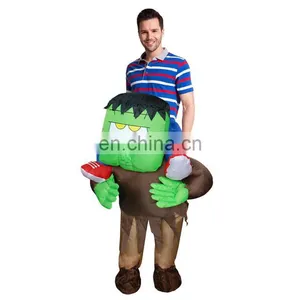 Funny Inflatable Costume Cubic Face Design Halloween Dress for Adults thumbnail-2