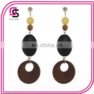 2017 Fashionable Round Beads Earrings, Acrylic Beads Earrings thumbnail-1