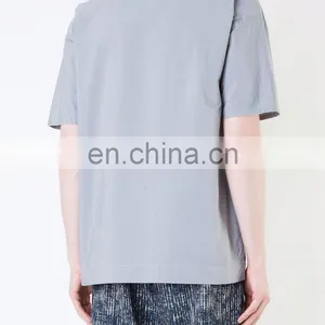 Medium Grey Cotton Chest Pocket T-shirt From W.W.S 100% Cotton thumbnail-2