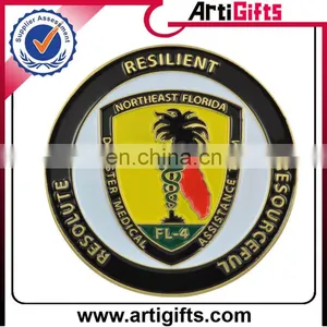 Soft Enamel Metal Gold Replica Coins thumbnail-1