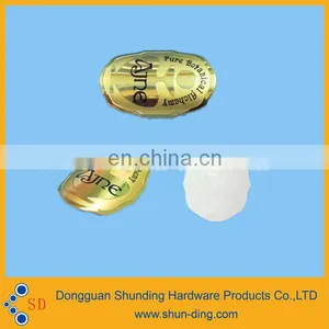 Thin Adhesive Gold Foil Perfume Bottle Labels thumbnail-1