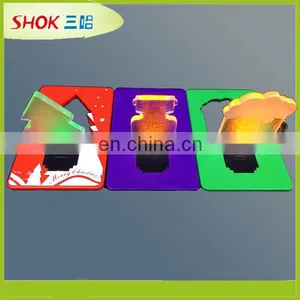 Customized Fashion Greeting LED Credit Card Light Made in China thumbnail-1