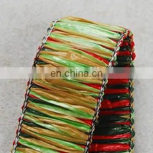 Hot Fashion Colorful Fake Raffia Tassel Fringe Trim thumbnail-2